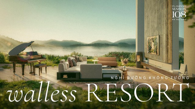 Walless Resort – Concept nghỉ dưỡng “không tường” táo bạo bởi Flamingo Holdings